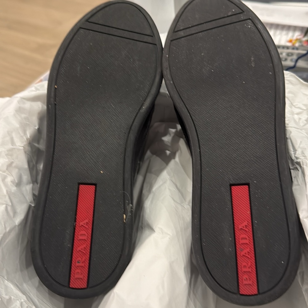 Prada Womens Black Loafers gently worn - Picture 7 of 9